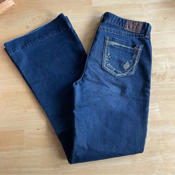 Bke Brie jeans stretch size 28 waist buckle - Picture 1 of 5